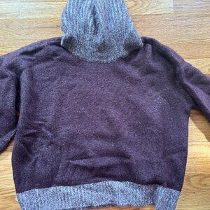 Nine West Chunky Knit Bubble Sleeve Sweater, Size XXL